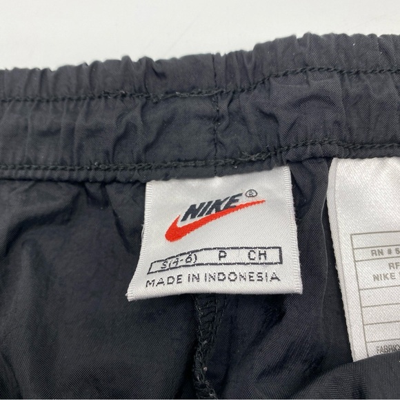 Nike Performance Pants Women's Black Ankle Zip Windbreaker Y2K Vintage Small - Picture 7 of 11